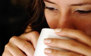 woman drinking coffee     stock.xchng photo, royalty free