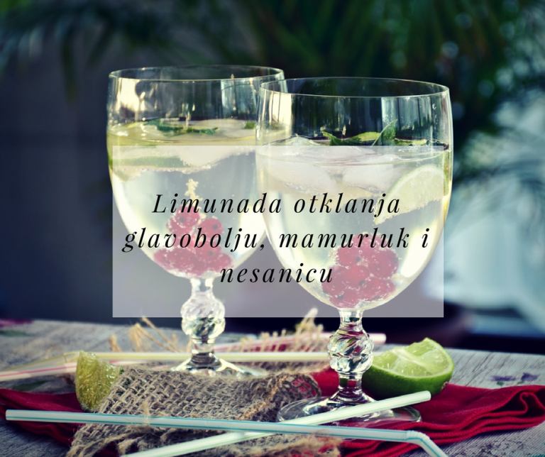 Ova limunada otklanja glavobolju, mamurluk i nesanicu